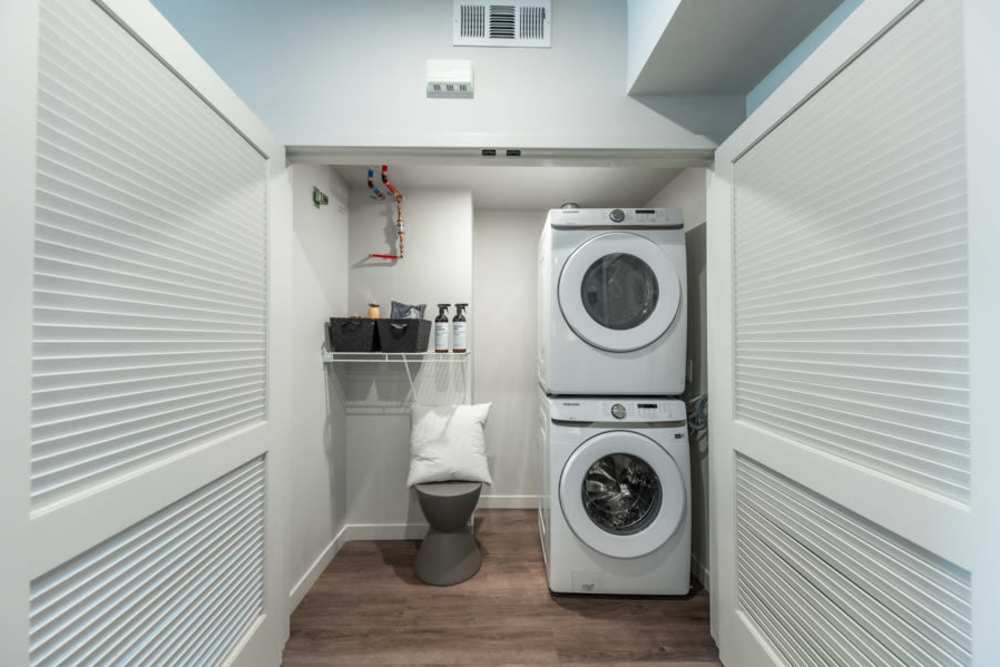 In-home laundry at Reno Experience District in Reno, Nevada