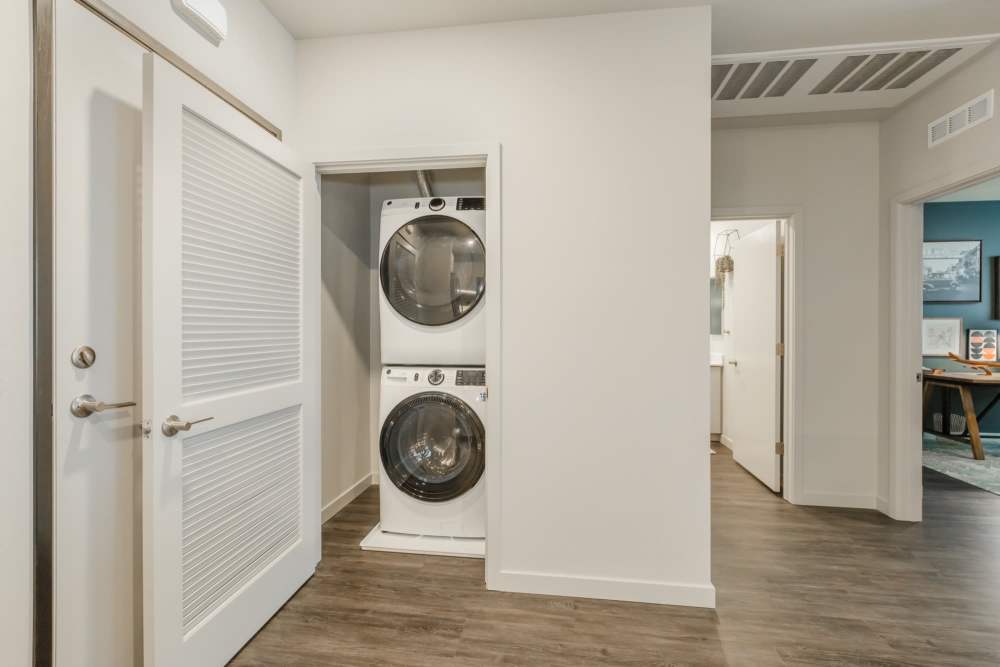 In-home laundry at Reno Experience District in Reno, Nevada