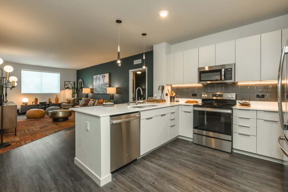 Open kitchen at Reno Experience District in Reno,