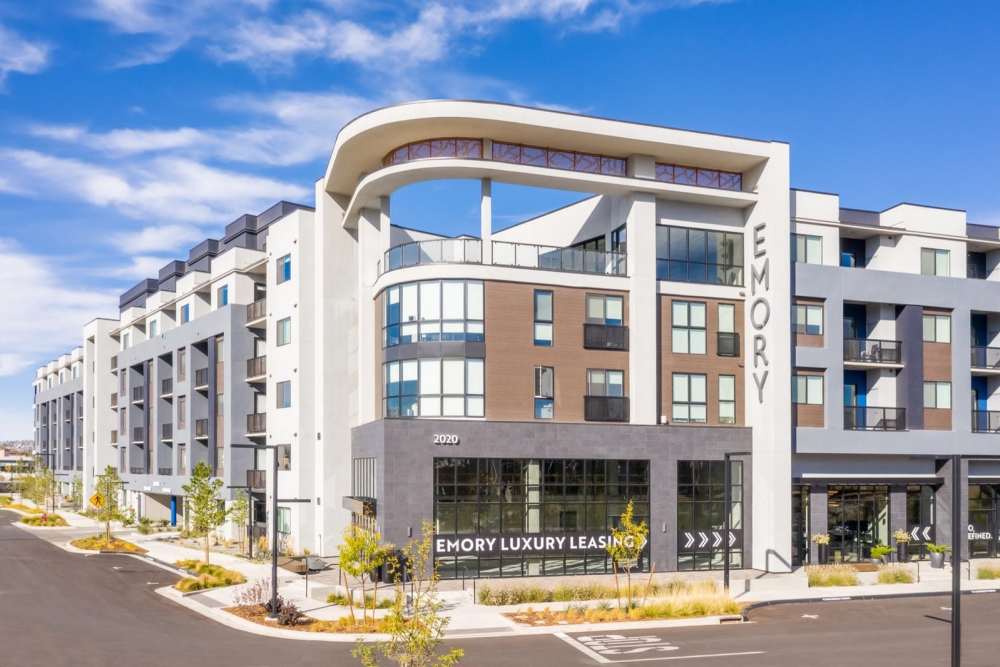 Emory exterior building at Reno Experience District in Reno,