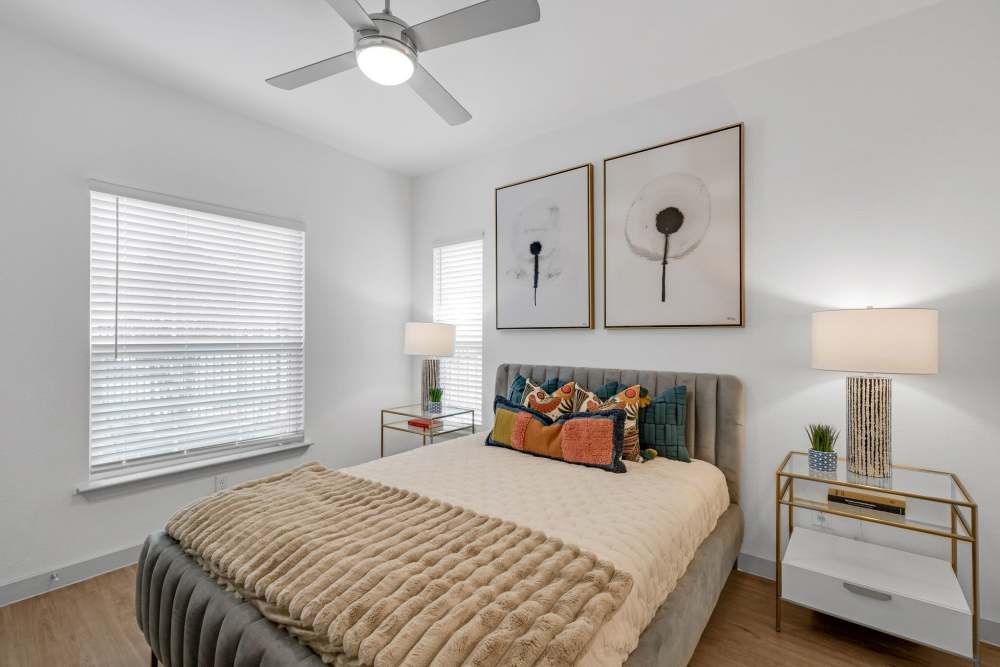 A cozy bedroom at THE RESIDENCES AT LANDON RIDGE, San Antonio, Texas