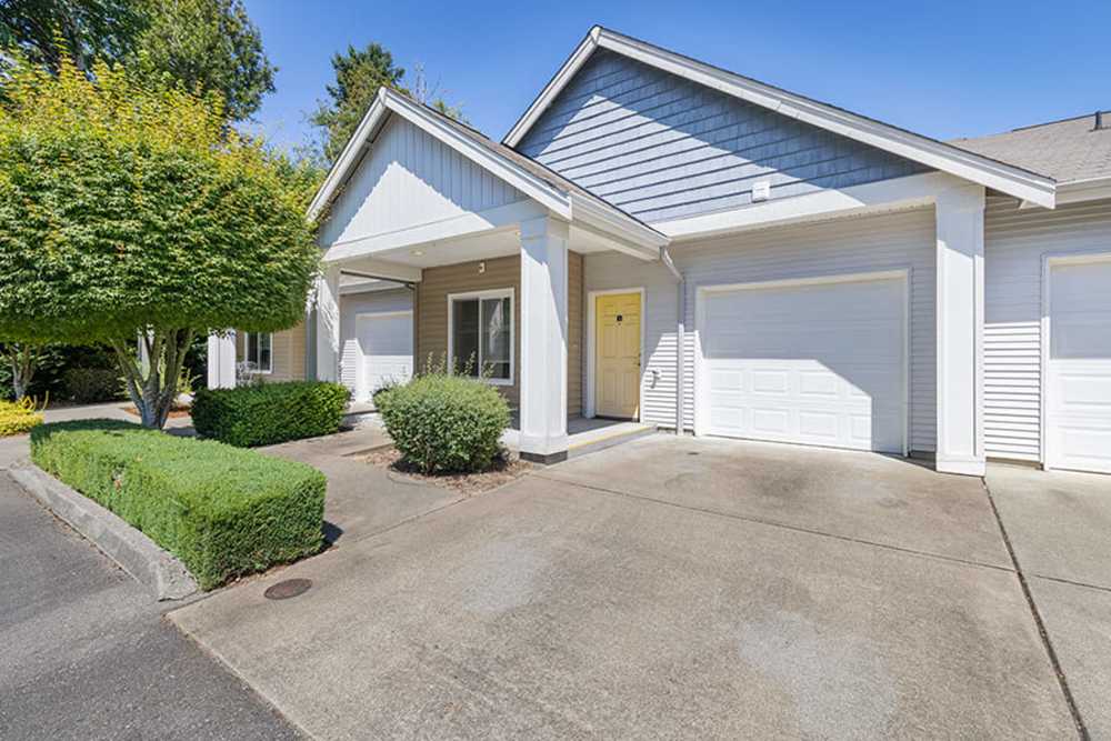 Exterior of a home at Yauger Park Villas in Olympia, Washington