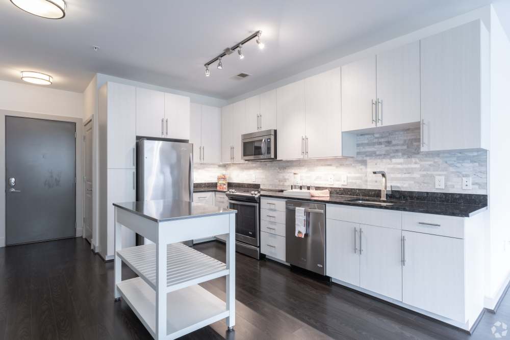 Big kitchen in a home at Discovery Square in Herndon, Virginia