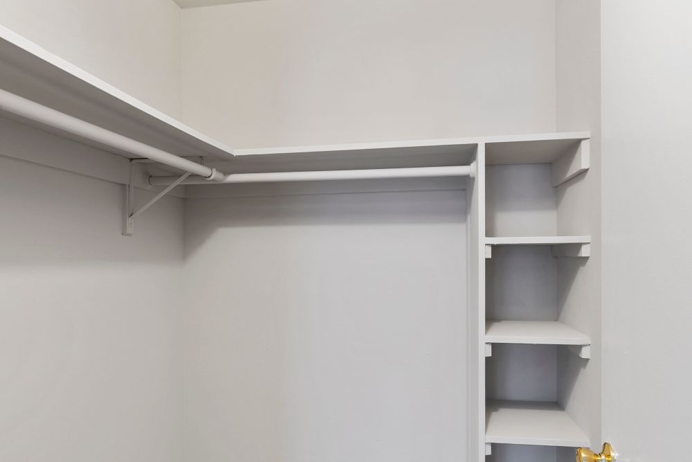 Storage closet in a home at WOODS OF MARLTON in Upper Marlboro, Maryland