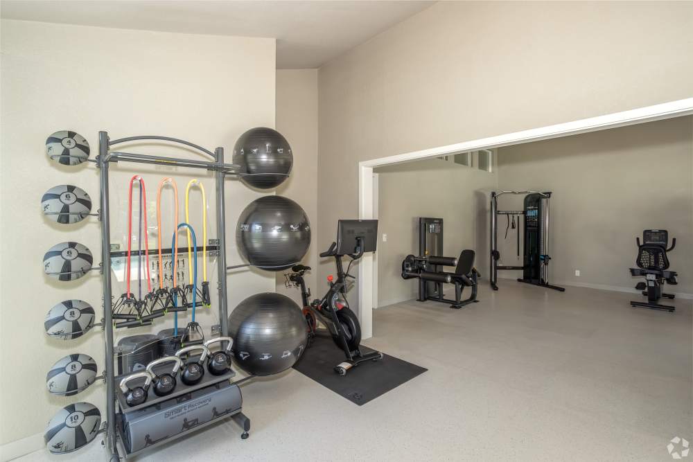Gym at El Macero Apartments in Davis, California