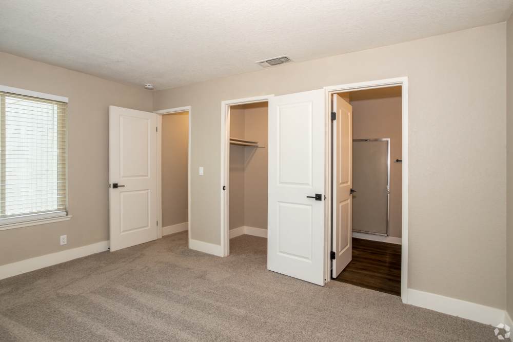 Several rooms at El Macero Apartments in Davis, California