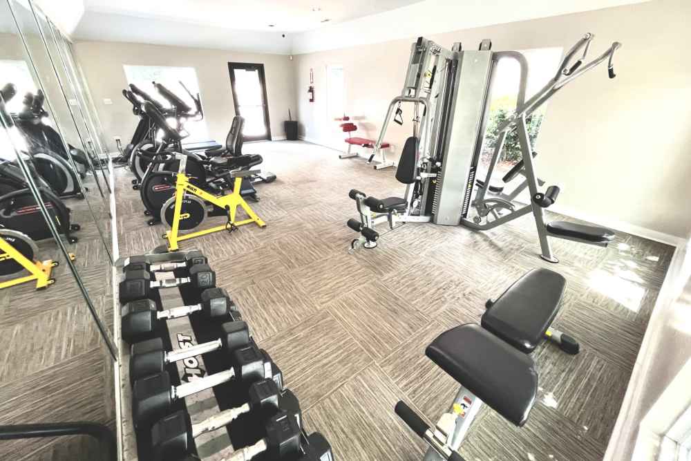 Fitness Center at The Oasis at Regal Oaks in Charlotte, North Carolina