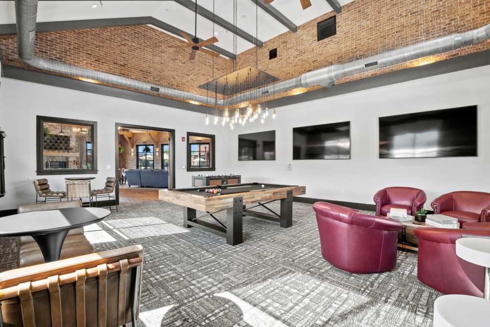 Community lounge at Upper East in Frederick, Maryland
