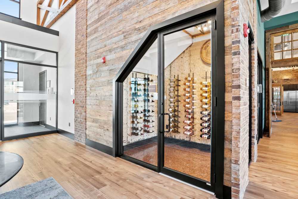 Outside view of the wine cellar at Upper East in Frederick, Maryland