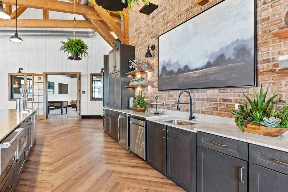 Resident lounge at Upper East in Frederick, Maryland