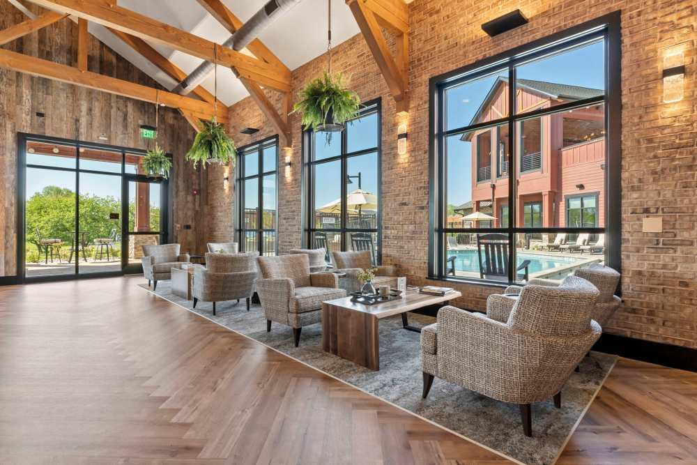 Clubhouse area at Upper East in Frederick, Maryland
