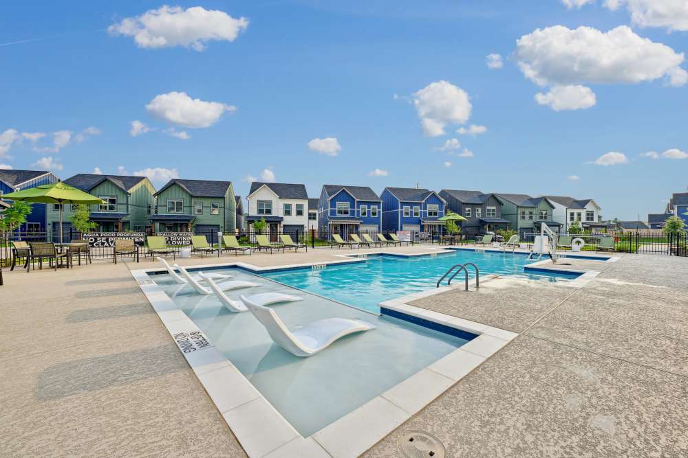 pool at  The Everstead at Windrose in Spring, Texas