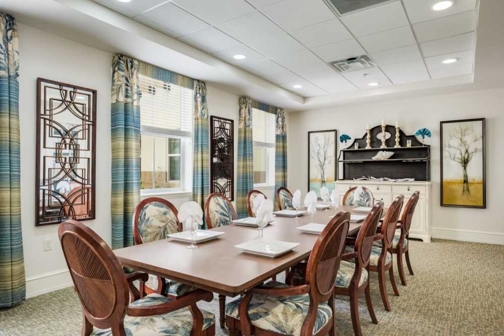 Dining room at Silver Creek in St. Augustine, Florida