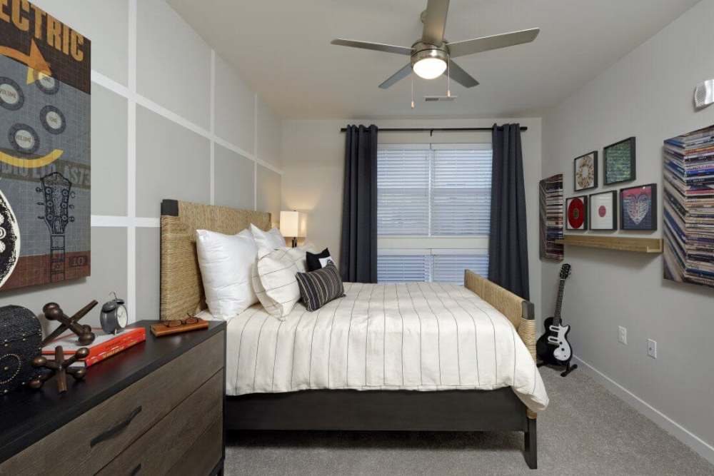 Master bedroom at Lync At Alterra in Hyattsville, Maryland