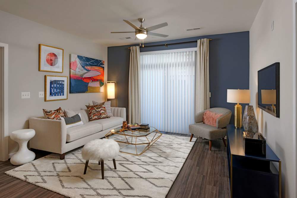 Large living room at Lync At Alterra in Hyattsville, Maryland