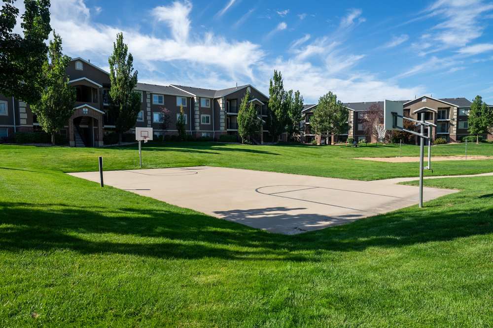 Basketball Courts at The Falls at Canyon Rim in South Ogden, Utah