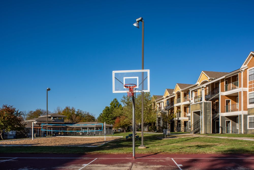 Basketball court at The Reserve on West 31st in Lawrence, Kansas