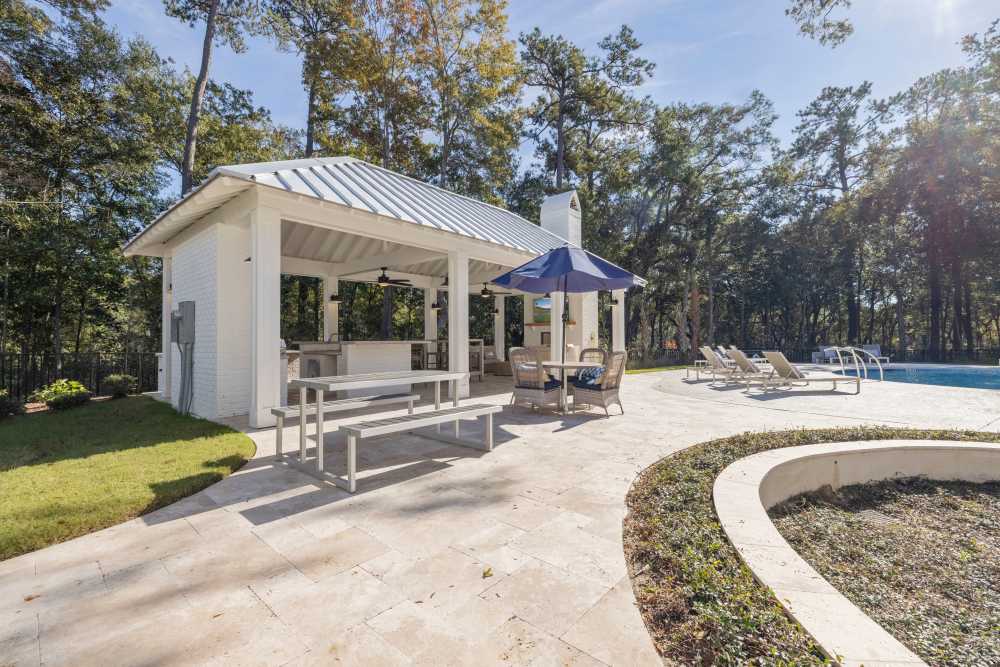 Grill house pavilion at Park Circle Village in North Charleston, South Carolina