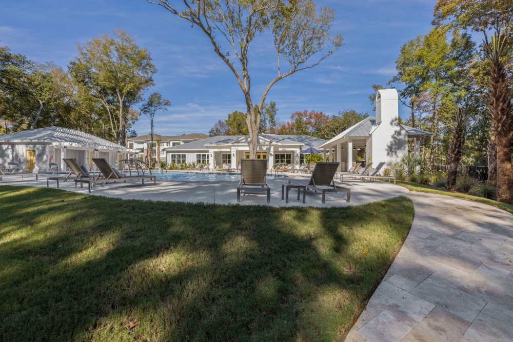 The grounds of Park Circle Village in North Charleston, South Carolina