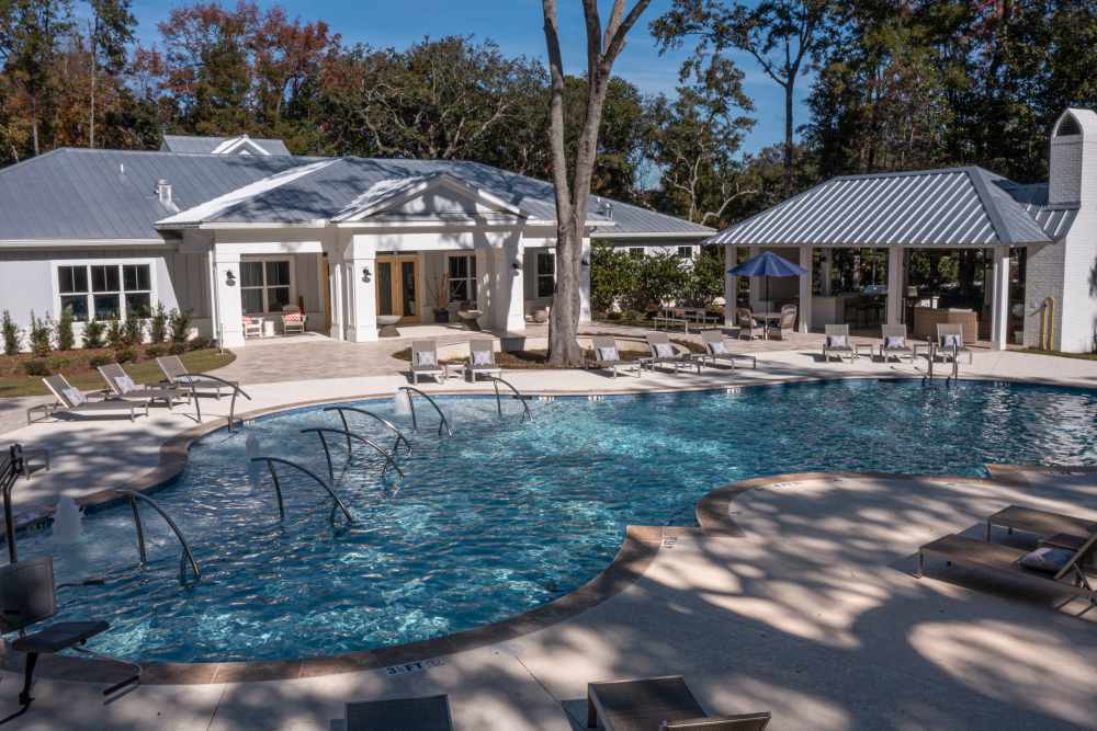 Swimming pool at Park Circle Village in North Charleston, South Carolina