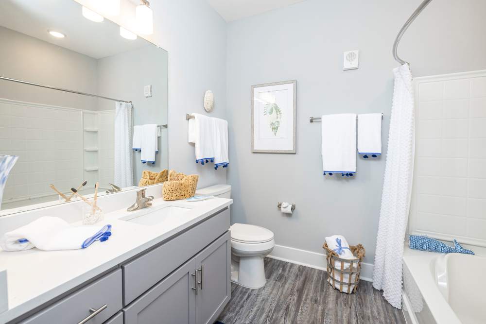Bathroom at Park Circle Village in North Charleston, South Carolina