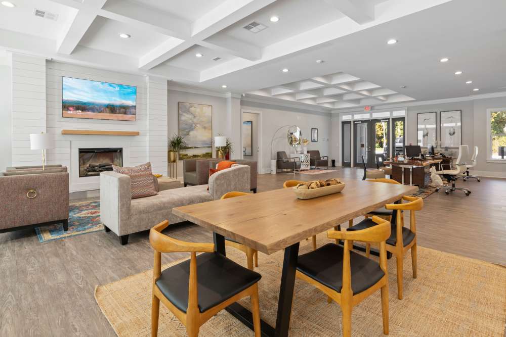 Clubhouse dining area at Park Circle Village in North Charleston, South Carolina