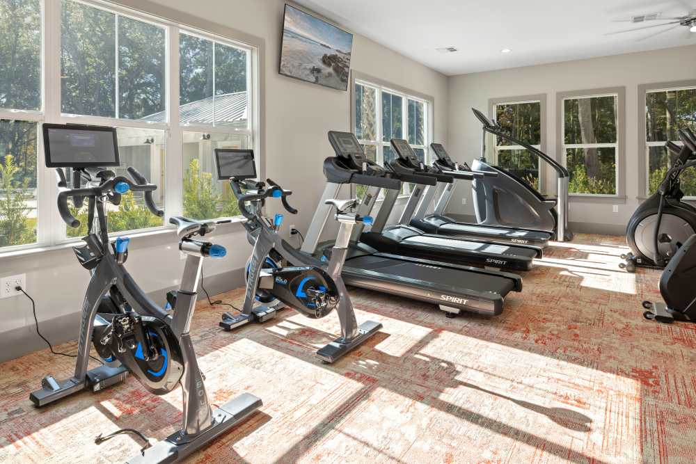 Fitness center at Park Circle Village in North Charleston, South Carolina