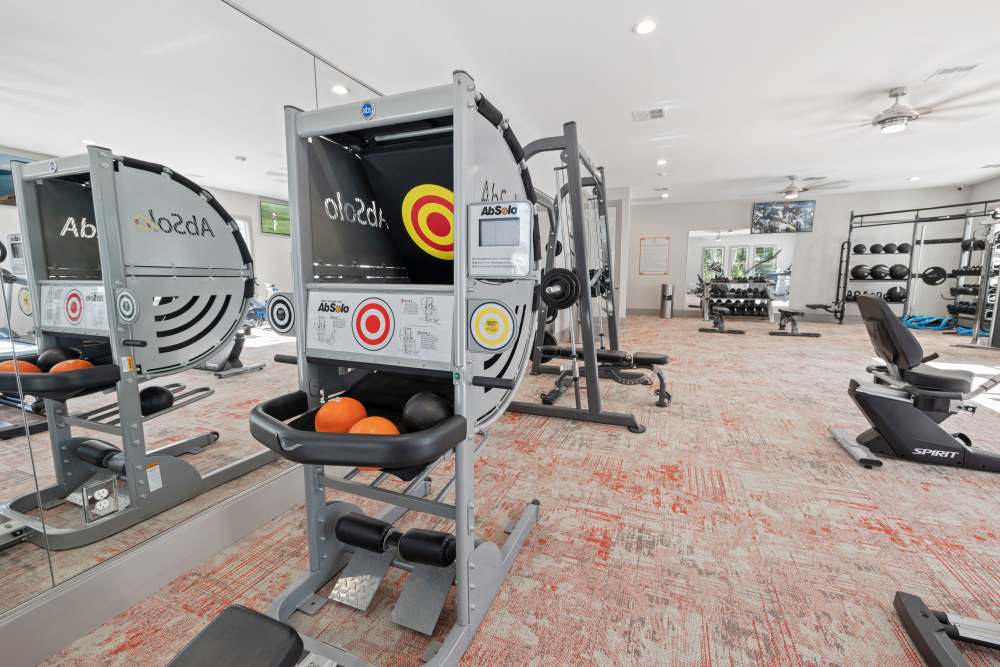 Fitness center at Park Circle Village in North Charleston, South Carolina