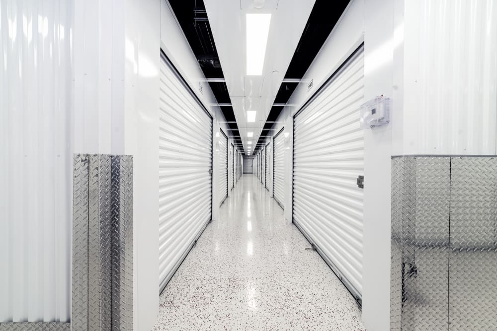 An open storage unit at Your Storage Units Ocoee in Ocoee, Florida