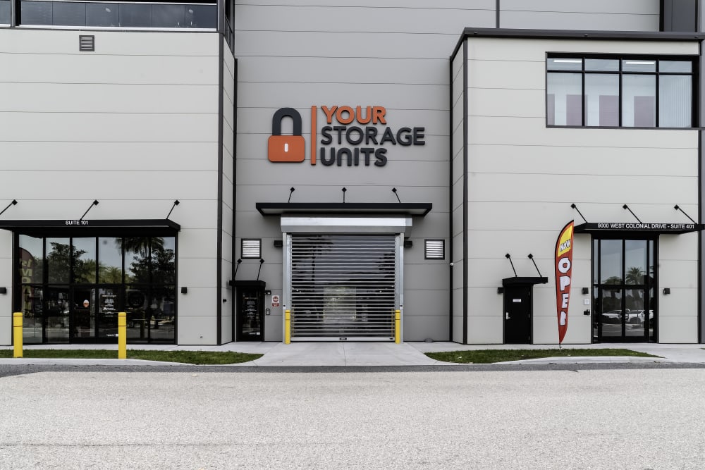 Exterior of the leasing office at Your Storage Units Ocoee in Ocoee, Florida