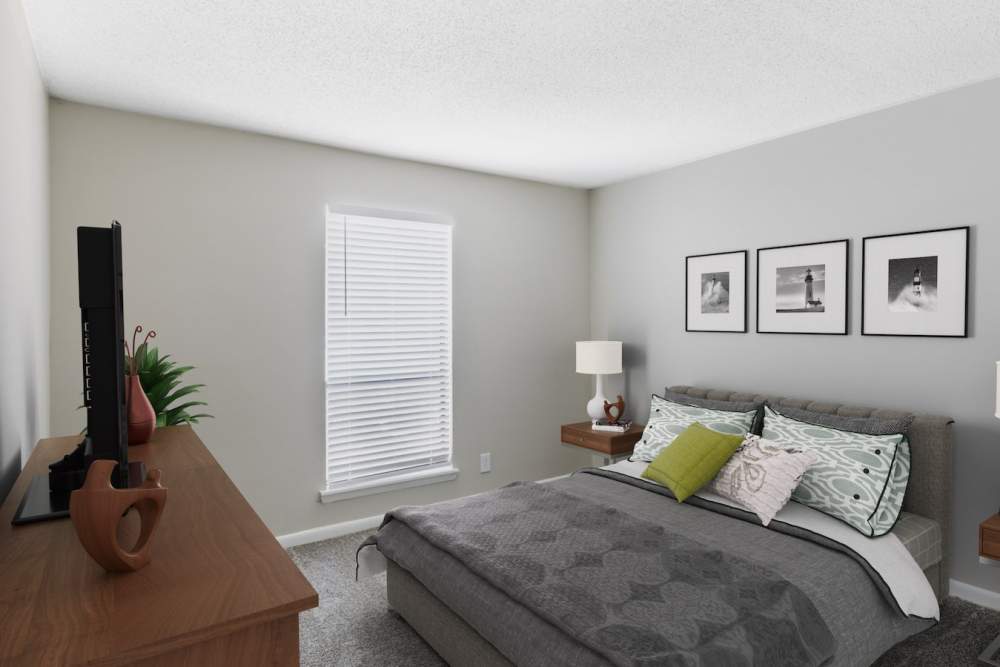 Bedroom at The Greens At Peachtree City in Peachtree City, Georgia