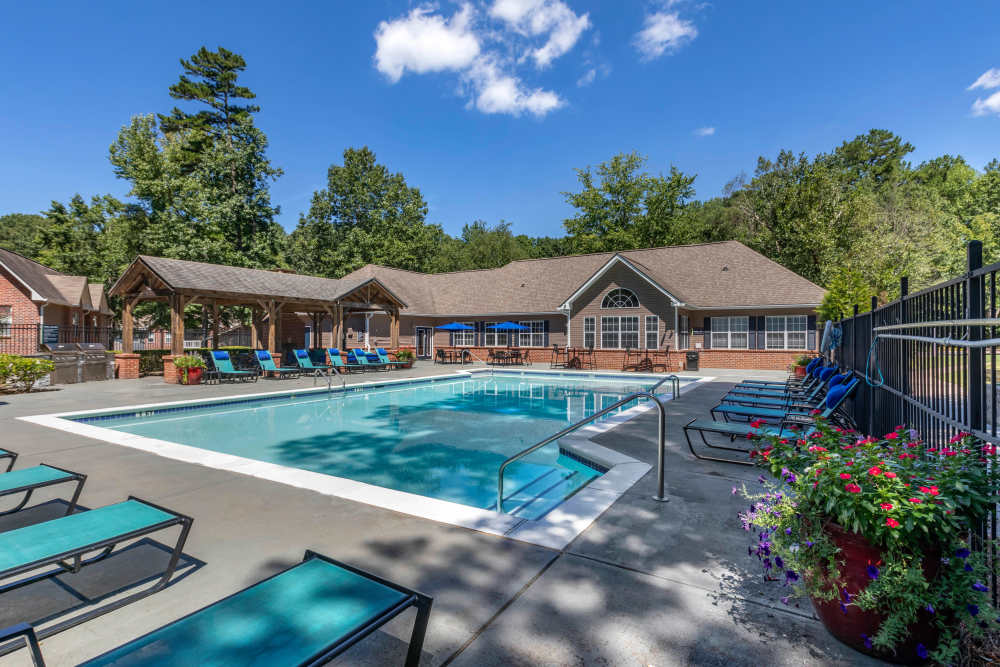 Swimming pool at The Greens At Braelinn in Peachtree City, Georgia