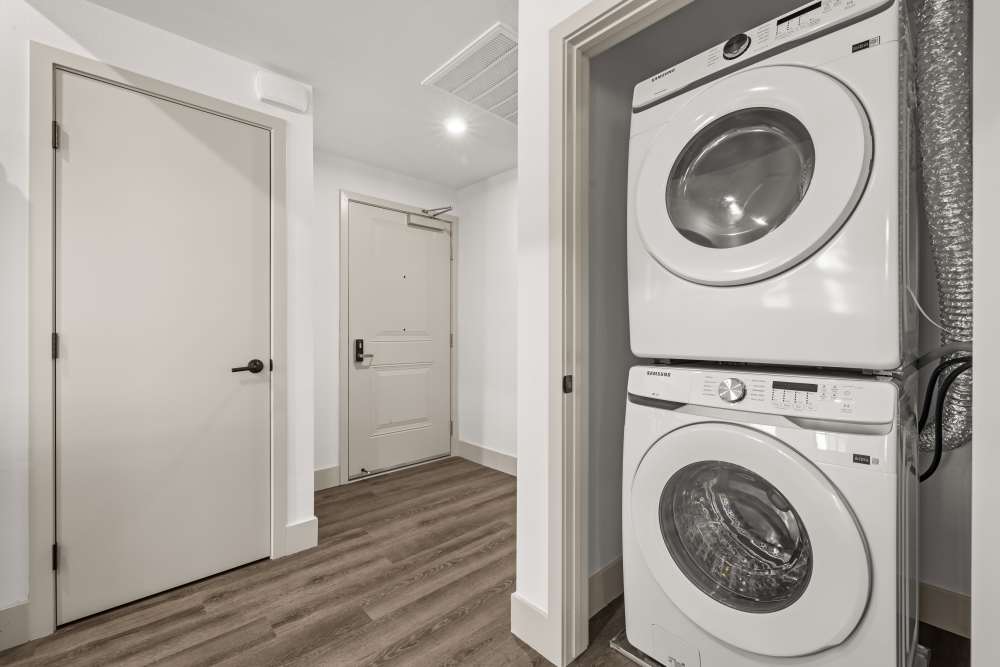 Renovated Washing and Dryer machine at Apartments in Folsom, California
