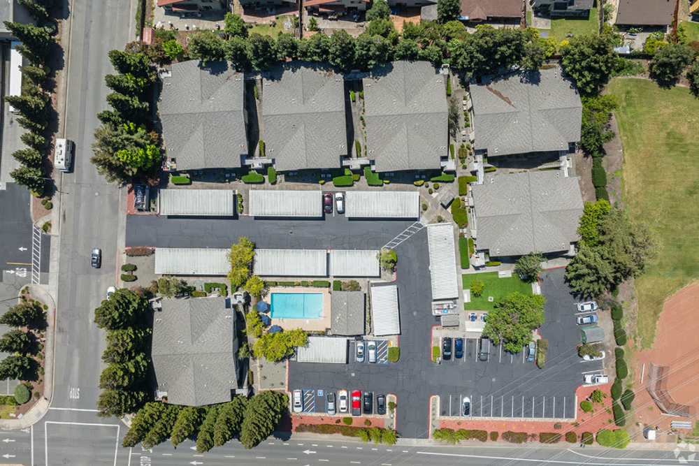 overhead photo at Canyon Manor in American Canyon, California