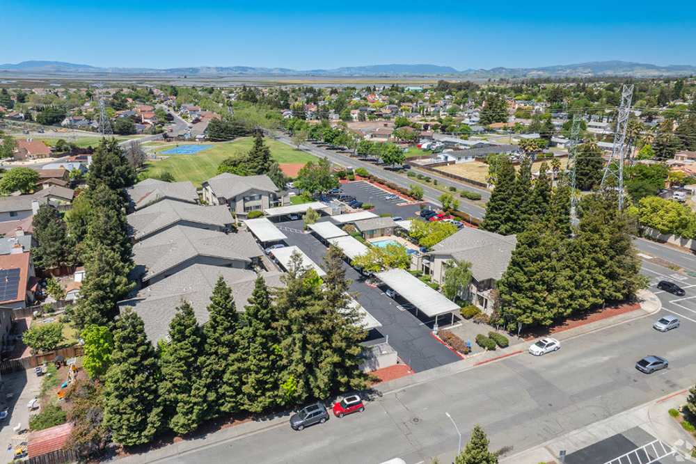 exterior layout at Canyon Manor in American Canyon, California