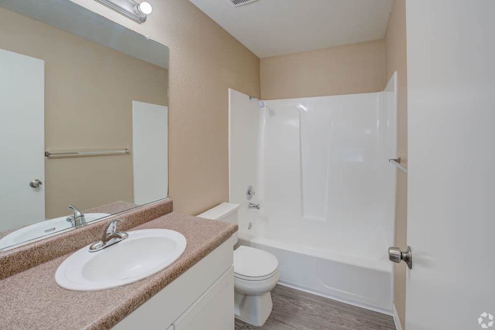 bathroom at Canyon Manor in American Canyon, California