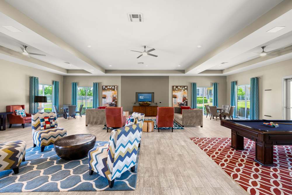 Beautiful Clubhouse at Estates of Richardson in Richardson, Texas