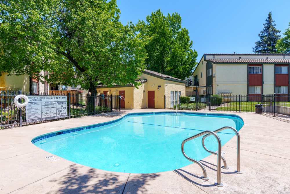 Have fun under the sun in our pool at Creekside Gardens in Vacaville, California