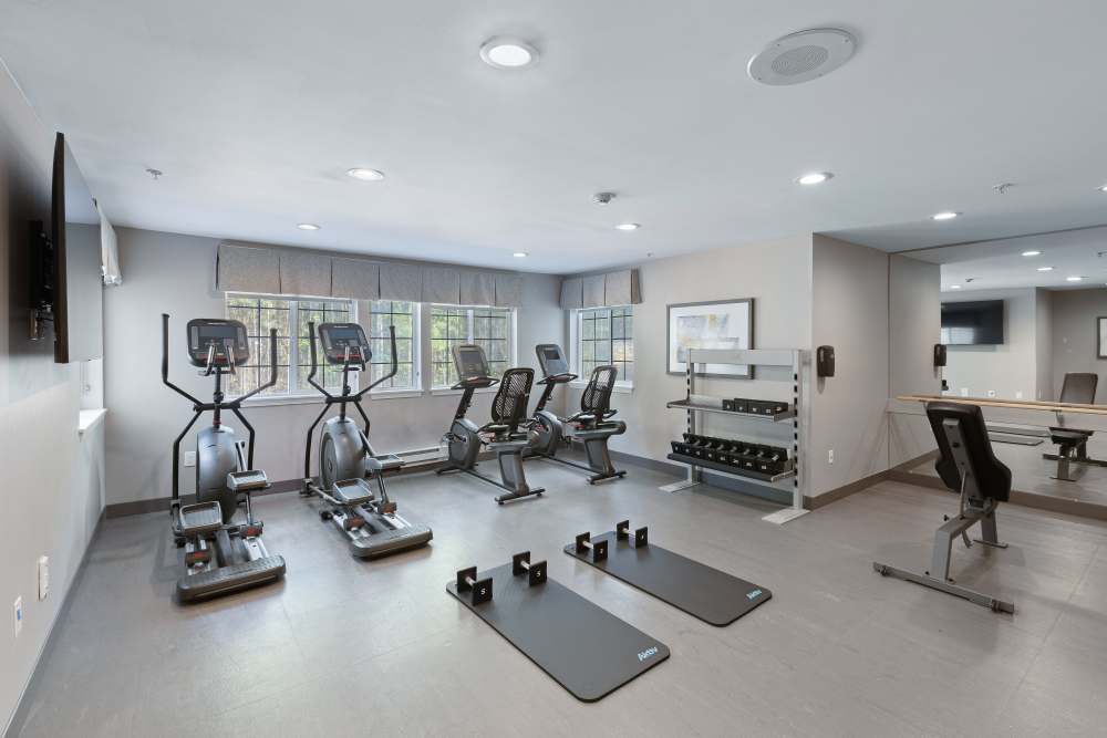 Fitness center at Laurel Grove in Lawrenceville, Georgia