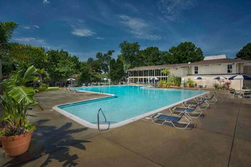 Large pool at Montgomery Club in Gaithersburg, Maryland