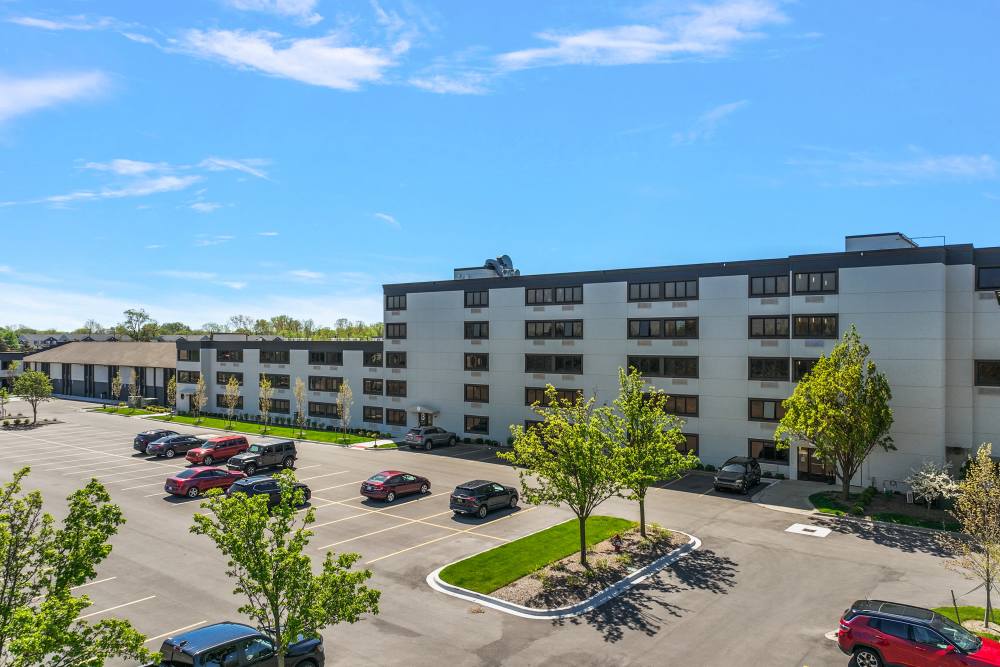 Exterior shot of The Block at Sterling Heights in Sterling Heights, Michigan