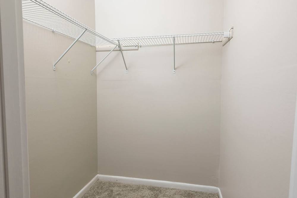 Walk-in closet at Cross Creek in Columbus, Georgia
