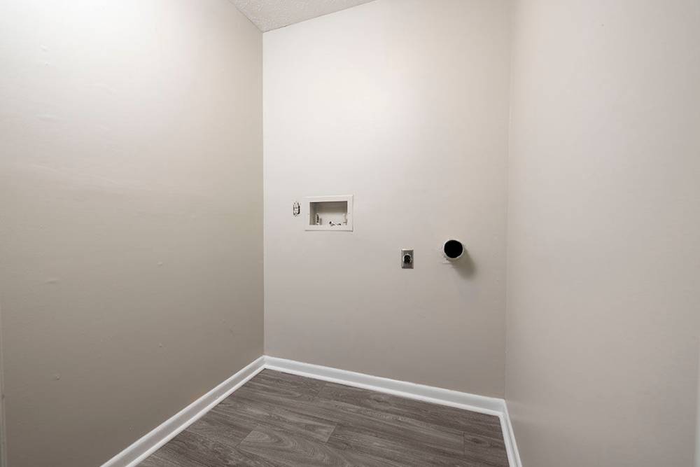 Large walk-in closet in a model home at Cross Creek in Columbus, Georgia
