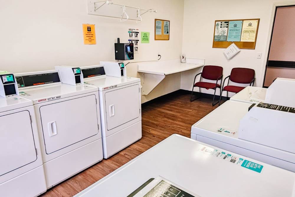 Laundry center at Bramblewood in New Haven, Michigan