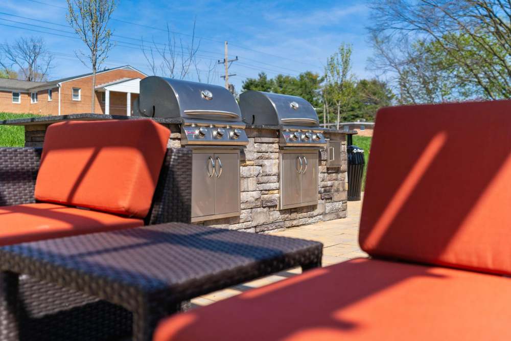 BBQ area at East of Market in Frederick, Maryland