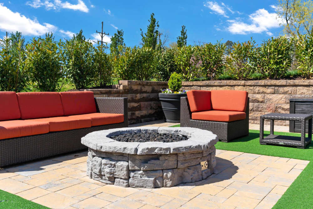 Outdoor area at East of Market in Frederick, Maryland