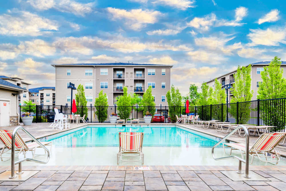 Resident pool East of Market in Frederick, Maryland