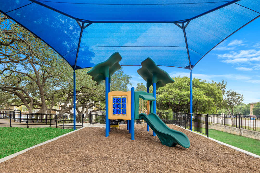 Shaded Playground at The Lodge at Shavano Park in San Antonio, Texas