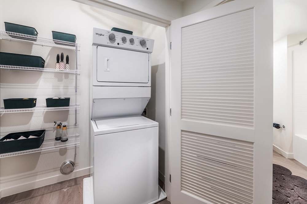In-unit washer and dryer at The Ellison in Las Vegas, Nevada