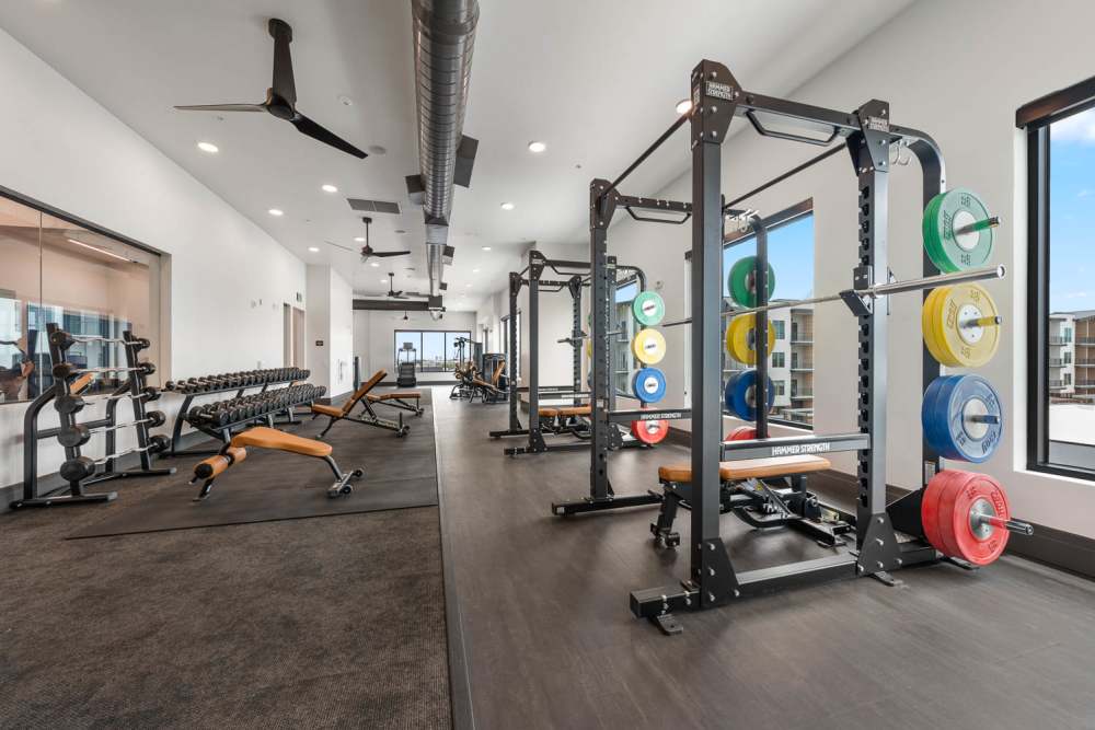 State-of-the-Art Fitness Center located at Quintana at Cooley Station in Gilbert, Arizona
